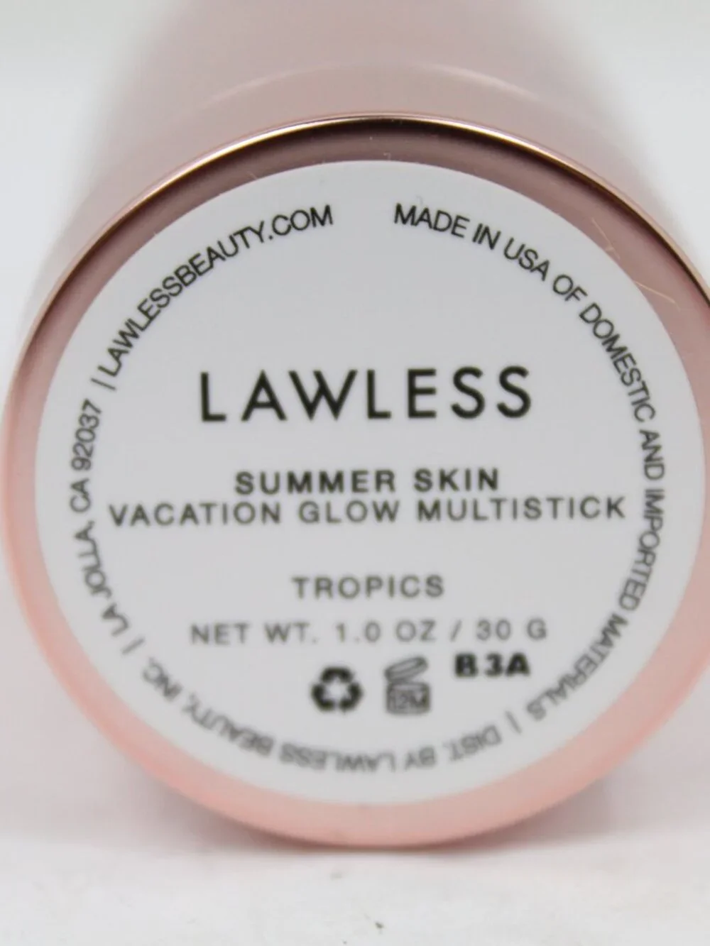 LAWLESS SUMMER SKIN VACATION GLOW MULTISTICK 1 OZ TROPICS GLAMOUR CHIC VEGAN